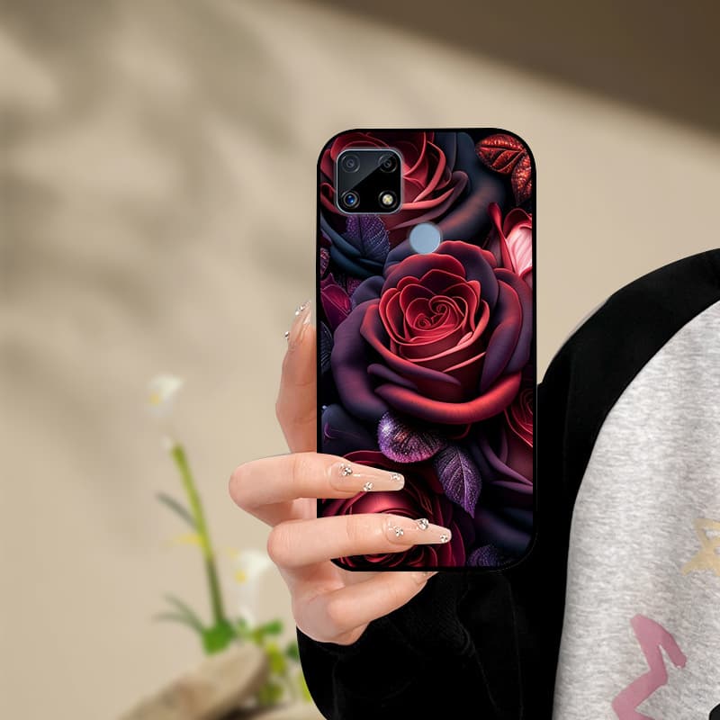 Silicone Phone Case For Realme C25s C25 Cover Painted Soft For Realme C25 C25S C21 C21Y C25Y Phone Case RealmeC25s C 25 s Funda