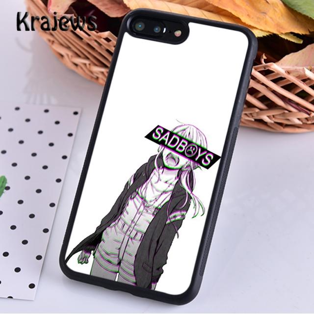 Грустная японская аниме эстетика Для iPhone 17 Air 16 Чехол для телефона Cover 15 14 plus 12 13 pro max coque Shell Fundas