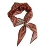 Women's Silk Square Scarf - Cashew Flower Bandana, Elegant Neck Accessory for 2025 