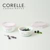 Corelle Monteverde San Jose Round Sealed Food Storage Container 2p (325ml) Dishwasher Oven Safe White