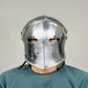 Barbuta Helmet Medieval 18g Mild Steel LARP Косплей Хэллоуин Костюм Barbuta Visored Warrior Helmet Лучший Подарок