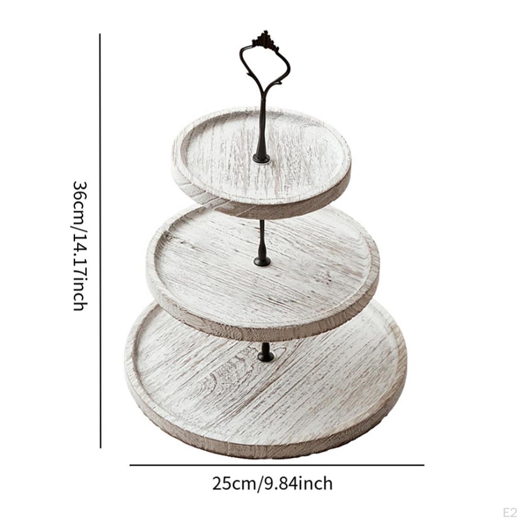 Подставка для кексов, подставка для печенья, 3-слойный универсальный сервировочный поднос для десертов на вечеринку, празднование дня рождения