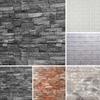10/20PCS Tile Brick Wall Sticker Self-Adhesive 3D Foam Panel Wallpaper Art Decor