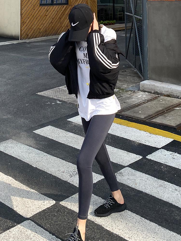 Женские леггинсы для йоги с высокой талией и контролем живота - Летние и весенние бархатные в стиле Барби