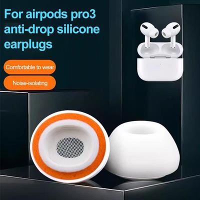 Амбушюры из пены с эффектом памяти для AirPods Pro 3 Улучшенные беруши Беспроводной Bluetooth чехол для наушников Сменные насадки для наушников