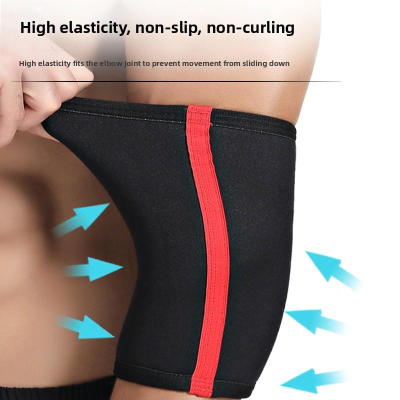 Strength Elbow Pads Fitness Weight Lift Squat Bench Press Pressure Hercules Elbow Pads Training 7 Mm