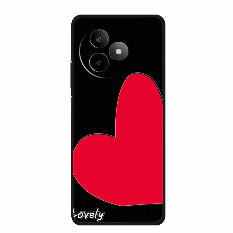 6.83" Чехол для Redmi K 80 K80 Ultra 3D тиснение Цветок Черный Силикон Мягкая задняя крышка Чехлы для Redmi K 80 Ultra Ударопрочный Fundas