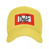 Классическая бейсболка Duff Beer для женщин унисекс, персонализированная регулируемая шляпа унисекс для папы, летние шапки, кепки Snapback