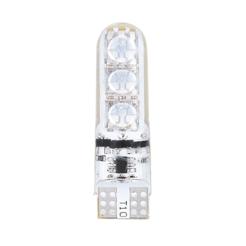 2шт T10 5050 W5W 6 Smd пульт дистанционного управления Rgb светодиодный автомобильный купольный светильник для чтения, лампа накаливания