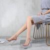 14Cm Crystal Sandals Women's Heel Large Size Amoy Source One Piece Women's Shoes