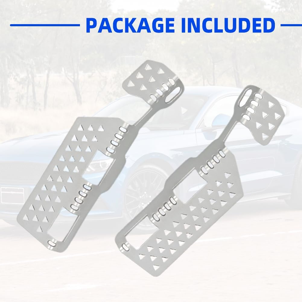 Front Bumper Tabs Mounts Repair Kit Aluminum for Mustang 2015-2017