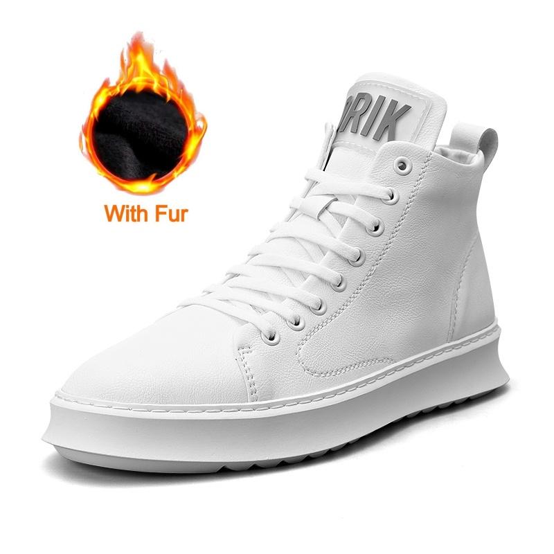 Мужская повседневная кожаная плоская дизайнерская обувь, водонепроницаемые ботинки на шнуровке, ботинки для ходьбы на открытом воздухе, нескользящие, повседневная обувь для работы