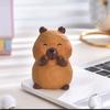 Коллекционная фигурка разноцветных капибар. Веселое и милое украшение для дома или рабочих пространств.
