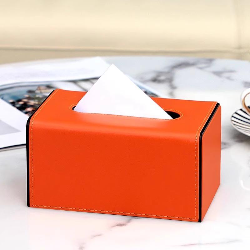 Новая роскошная коробка для салфеток в европейском стиле, высококачественный кожаный держатель для салфеток, коробки для салфеток для гостиной, ванной комнаты, домашнего декора