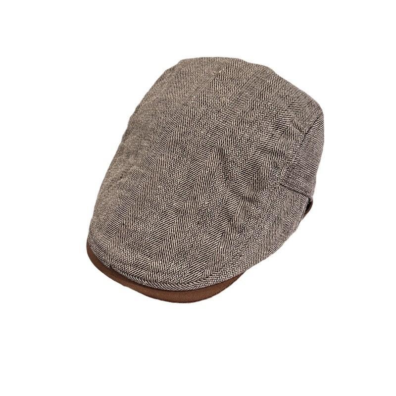 Beret Stripes Fashion Hat With Windproof Breathable Design For Gifts Winter