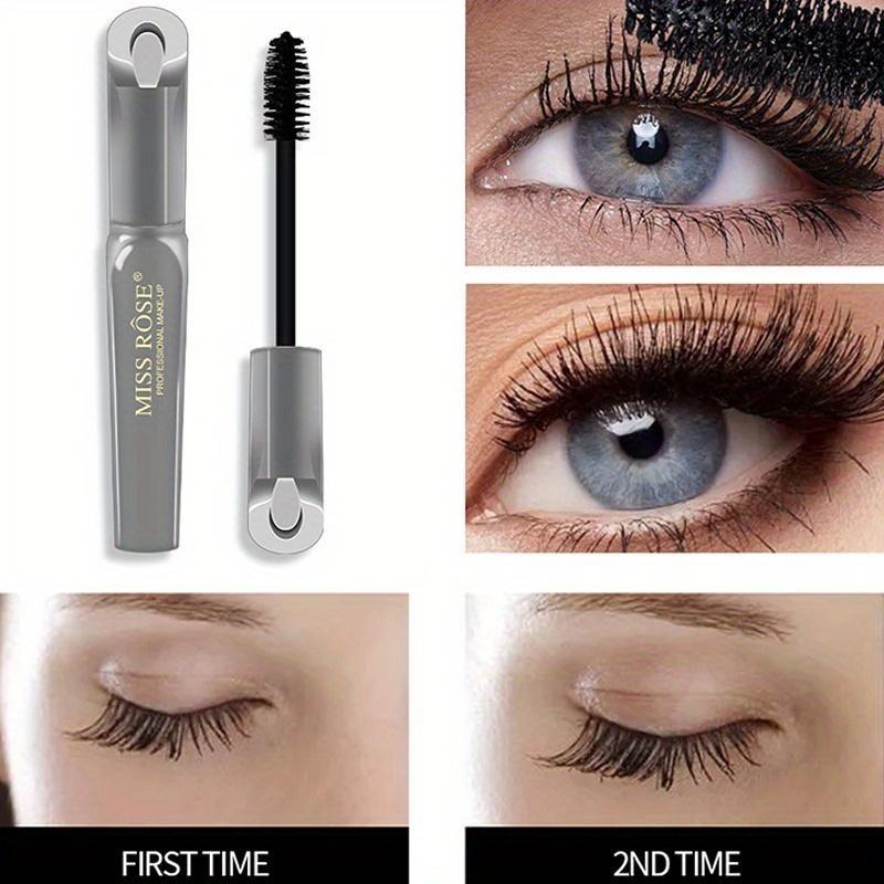 Mascara Thick Eyelashes Fiber Lengthening Waterproof Mascara Hypoallergenic Soft Full Lashes Mascara Black