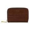 Кошелек для монет, чехол для карт, круглая молния, натуральная кожа, Harvey 747611, мини-кошелек, брелок из коровьей кожи, коричневый [Takeokikuchi] для мужчин [02]