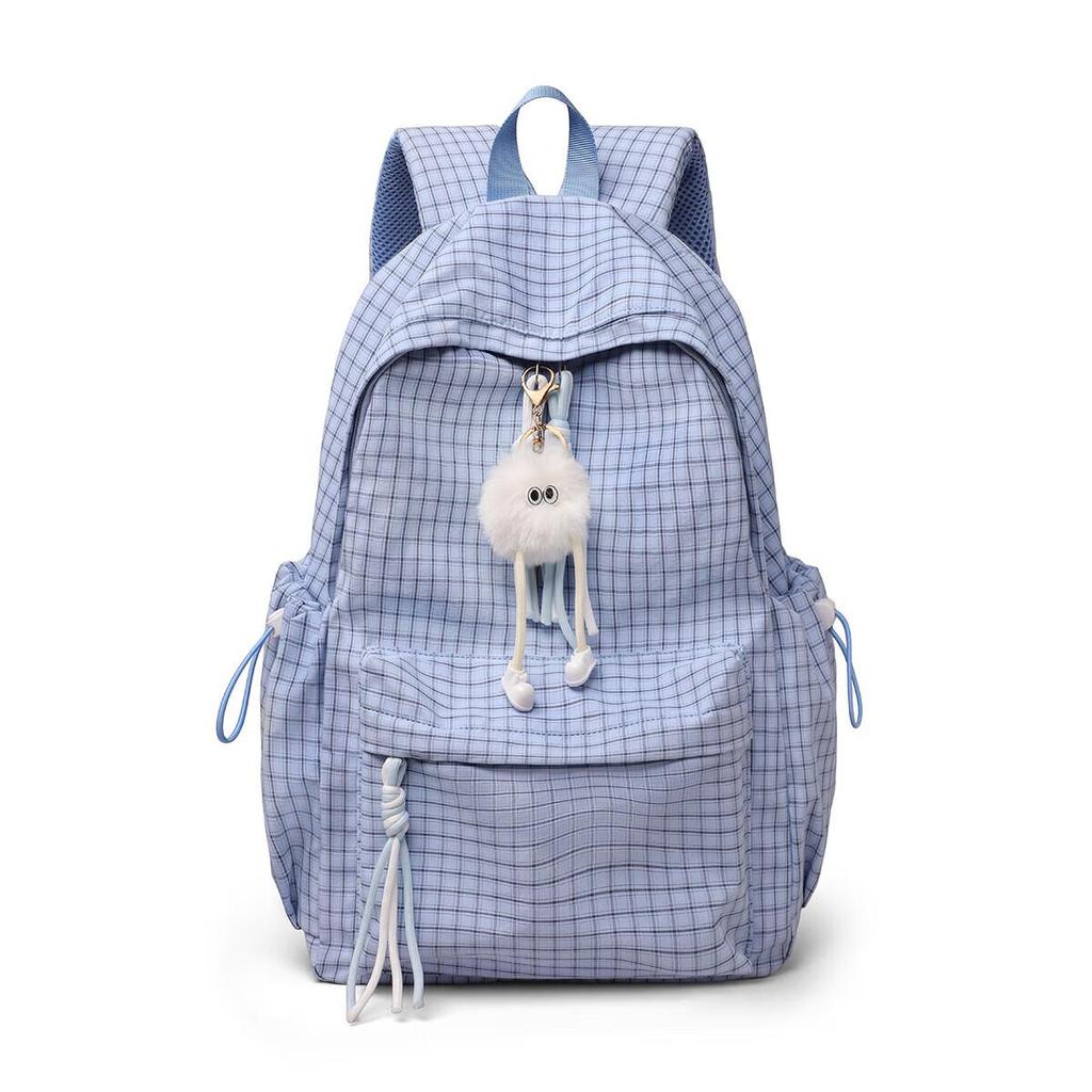 Viney Travel Backpack, Lightweight Bookbag, Commuter Bag, Casual, Blue