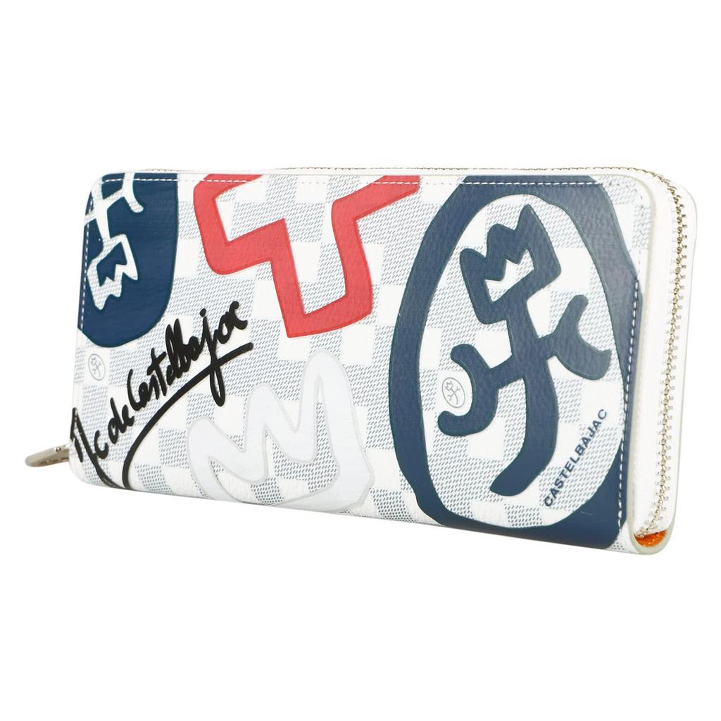 Clar Accessory Long Wallet Round Zipper Specification 66623 White [Castelbajac]
