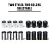 Car Sticker 4Pcs Car Tire Valve Stems Cap Metal Tire Wheel Stem Air Valve Cap For Ford Focus 2 3 Fiesta Ranger Mondeo Kuga Musta