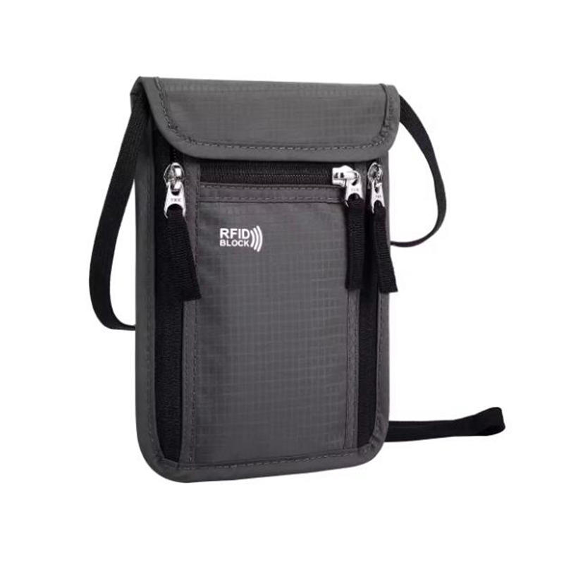 Travel Pouch Neck Wallet Family Passport Holder Organizer Case with RFID Blocking Passport Wallet Travel Wallet