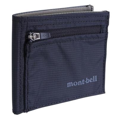 Montbell плоский кошелек 1133371 мужской компактный складной нейлон черный