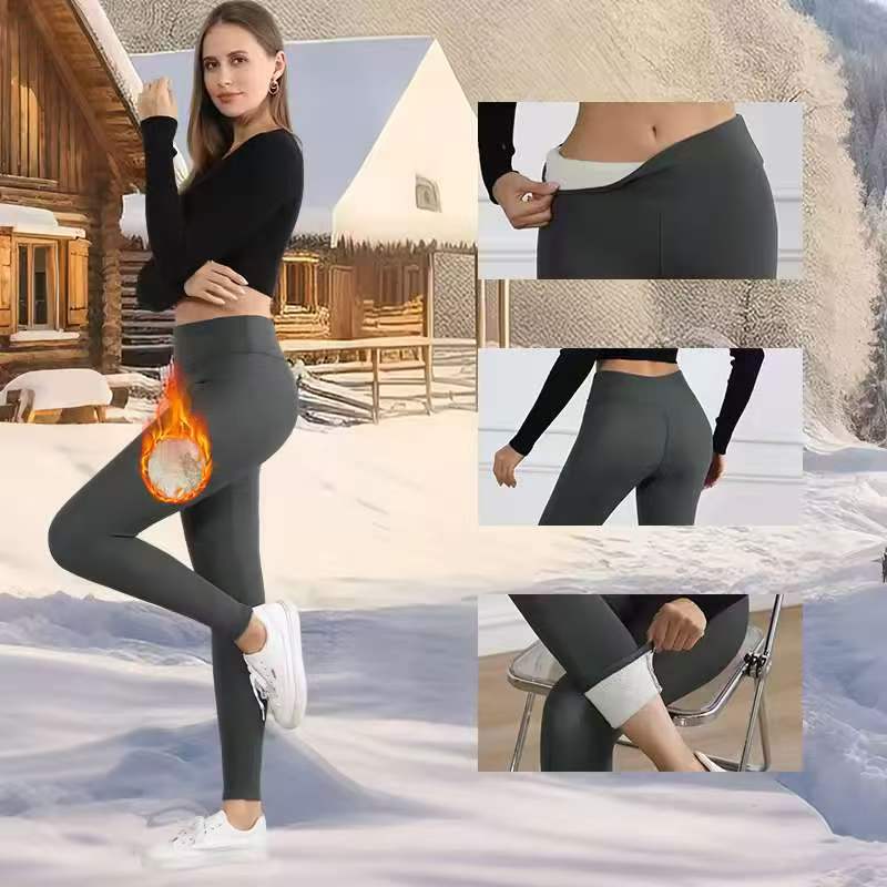 Women High Waist Stretch Leggings, Ladies Solid Slim Casual Pants, Elastic Waist Daily Wear Leggings