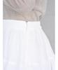 Мини-юбка-шорты с волнистой линией SWFP255030WHT0