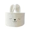 Plush Sundries Storage Baskets Rabbit Ears Toys Storage Soft Organizer Bag
