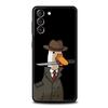 Cartoon Doubt Duck Phone Case For Samsung Galaxy S23 Ultra S22 S21 S20 FE 5G S10 S10E S9 S8 Plus Note 20 Silicone Cover Bumper