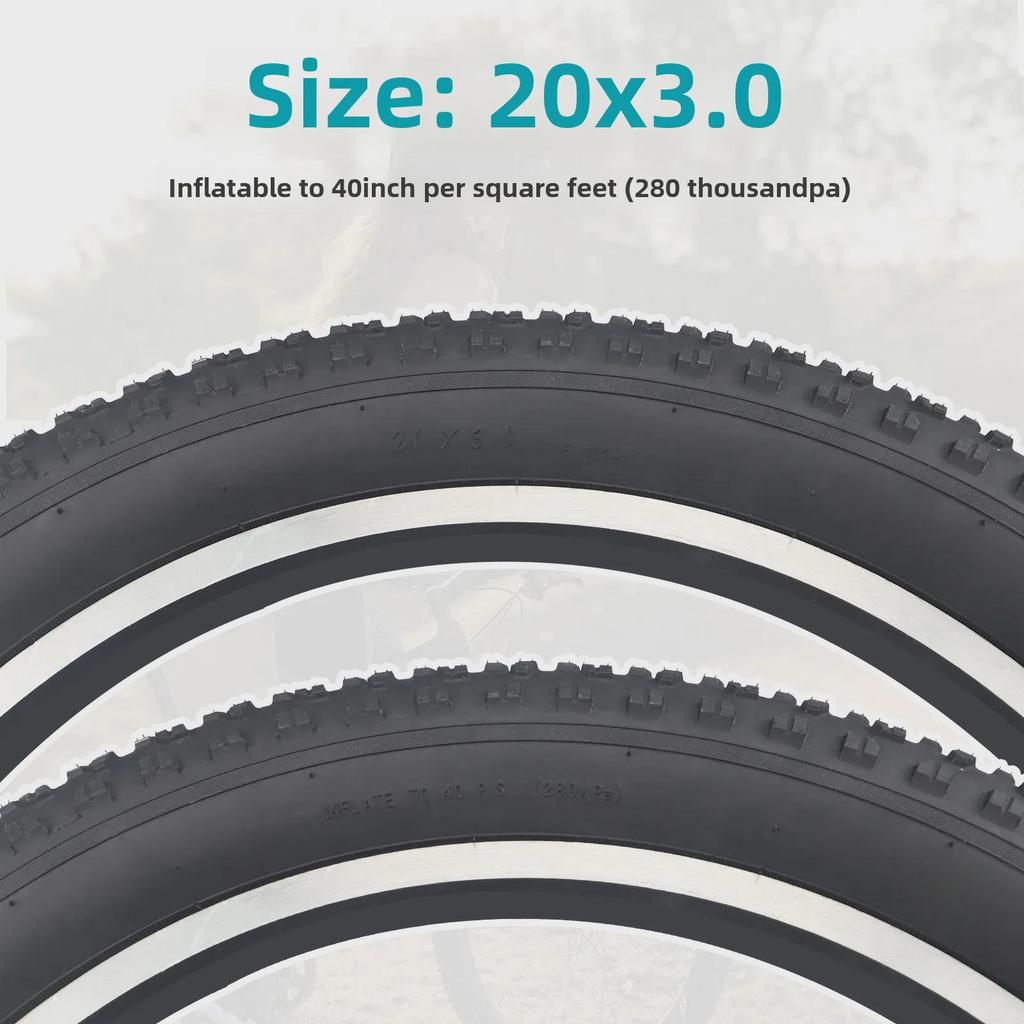 20-дюймовая толстая шина с защитой от проколов для снегоходов и квадроциклов по бездорожью – вакуумное расширение аксессуаров