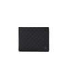 Daks Black Cowhide Wallet With Embossed Pattern Dbwa3e374bk