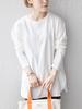 Ships Any Moisture-Wicking, Quick-Drying Round Hem Long Sleeve Wide Tee 722000035 White One Size