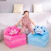 Foldable Kids Sofa Plush Soft Cute Cartoon Children Couch Bed with Armrests for Boys Girls Bedroom