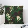 Камуфляжный принт звезды и черепа, квадратные наволочки, чехол для подушки в машину, креативная декоративная наволочка