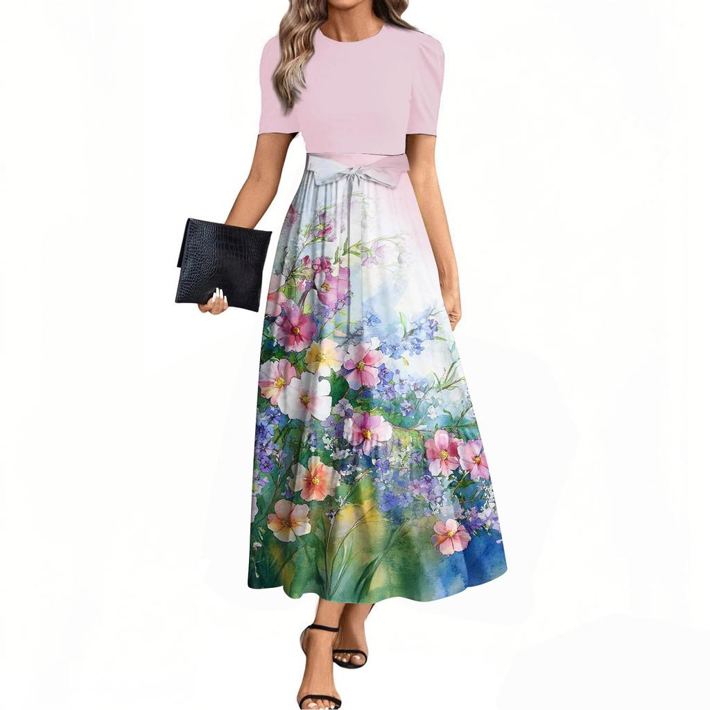 Женское летнее платье свободного покроя для пляжного отдыха, повседневное платье-жилет с глубоким V-образным вырезом, элегантное платье-рубашка