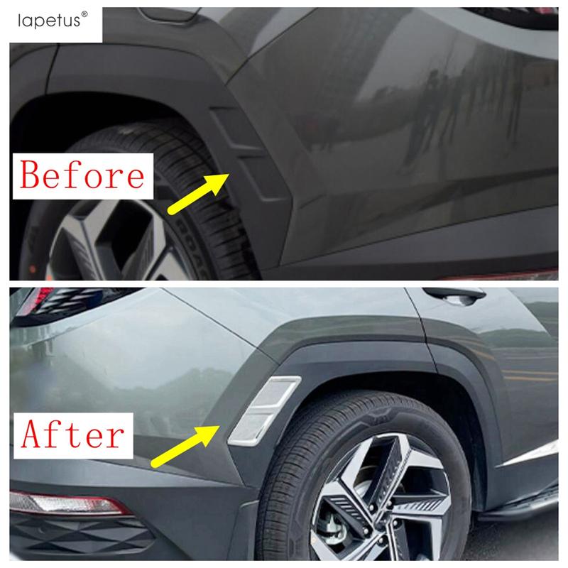 Накладки на колесные арки (передние и задние), боковые накладки на кузов, декоративная отделка. Подходит для Hyundai Tucson NX4 - 2026. Хромированные аксессуары из АБС-пластика