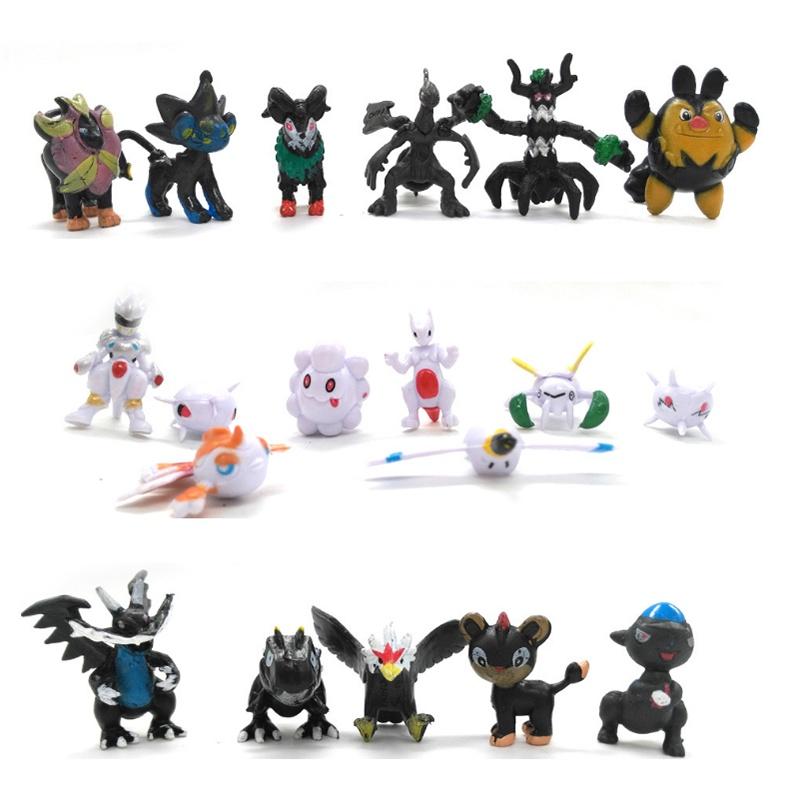 Complete 144pcs Pokemon Action Figures Set Anime Kids Gift Toys
