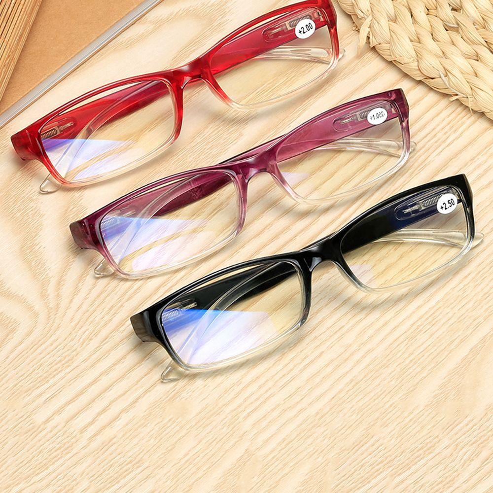 Anti-Blue Light Reading Glasses Eye Protection Women Ultra Light Frame Elegant Eyeglasses