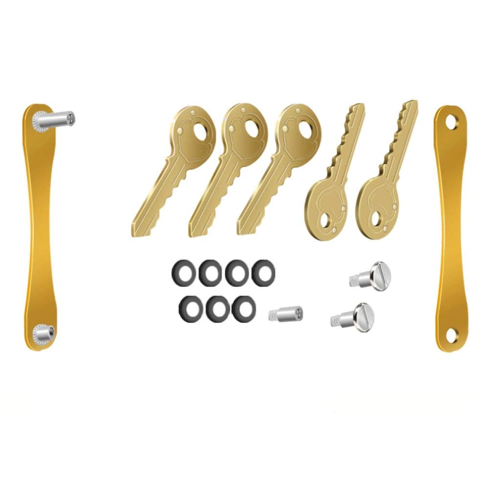 Sunny Compact Storage In One Aluminum Key Storage Expansion Kit Slim Storage of Gadget Holds Up To 12 Keys Keychain, Place, Multi-tool Type, Alloy,