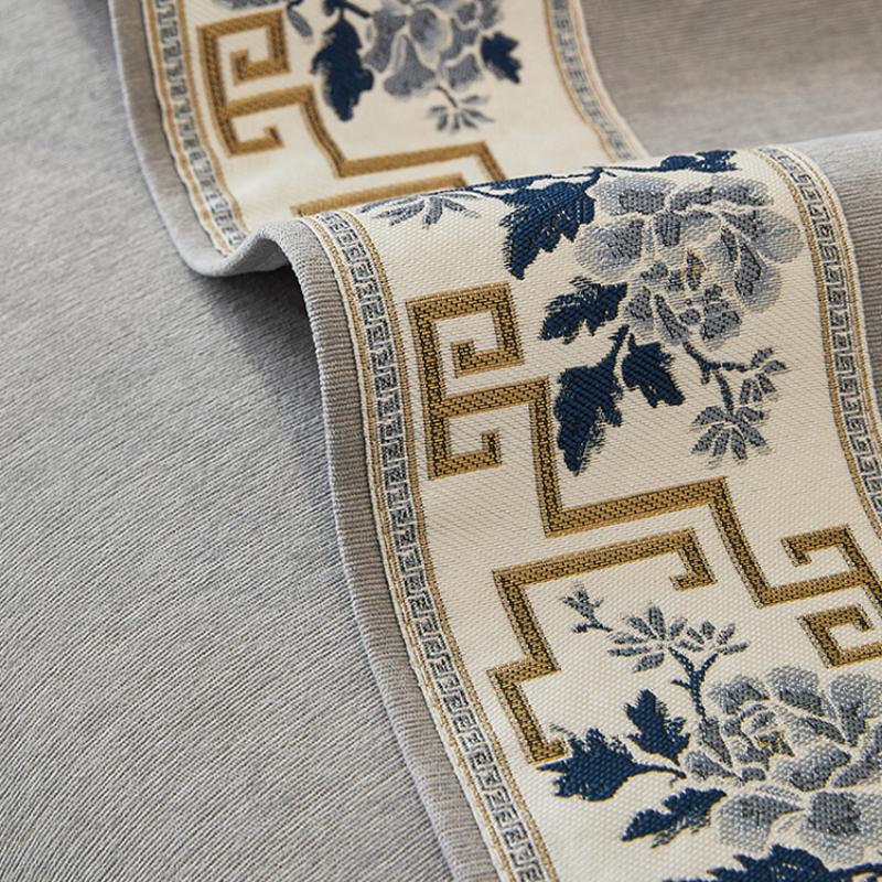 Новая подушка для дивана премиум-класса в китайском стиле, четырехсезонная универсальная противоскользящая подушка для сиденья из синели, высококачественная комбинированная ткань для чехла на диван