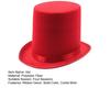 Yousheng Цилиндр Мага Цилиндр Британский Черный Джазовый Цилиндр Мужской и Женский Придворный Джентльмен Плоская Фетровая Шляпа для Выступлений Ролевой Игры