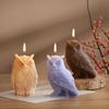 Silicone Molds Candle Making Moulds Silicone Craft Moulds Owl Shape Ornament Moulds Silicone Texture for Candle Making