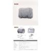 Hiro Corporation Heat-Retaining Hot Water Bottle, Gray, Fluffy, Rechargeable, Energy-Saving
