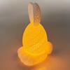 Cartoon 3D Printing Easter Rabbit Hollow Out Egg Candle Holder  Easter Decoration