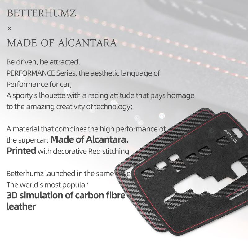 Изготовлено из Алькантары Betterhumz Для Toyota Corolla E150 E151 2007-2013 Наклейка-отделка на рычаг переключения передач Автомобильные аксессуары для интерьера