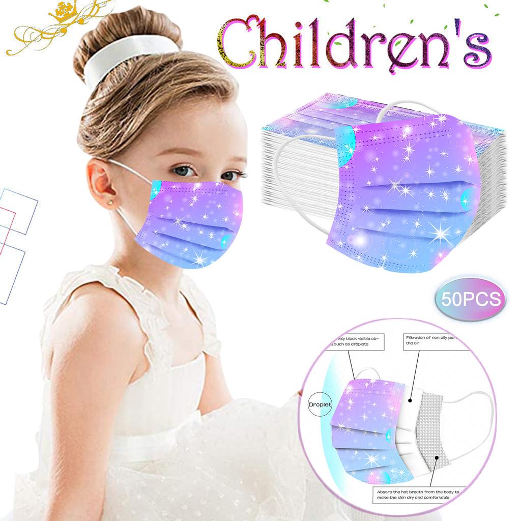 Детская детская маска Одноразовая маска для лица Промышленная 3-слойная ушная петля 50 шт. Маска
