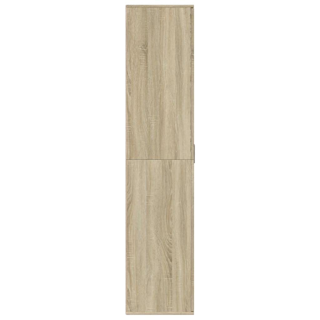 Shoe Cabinet Sonoma Oak 80 x 39 x 178 cm Particleboard
