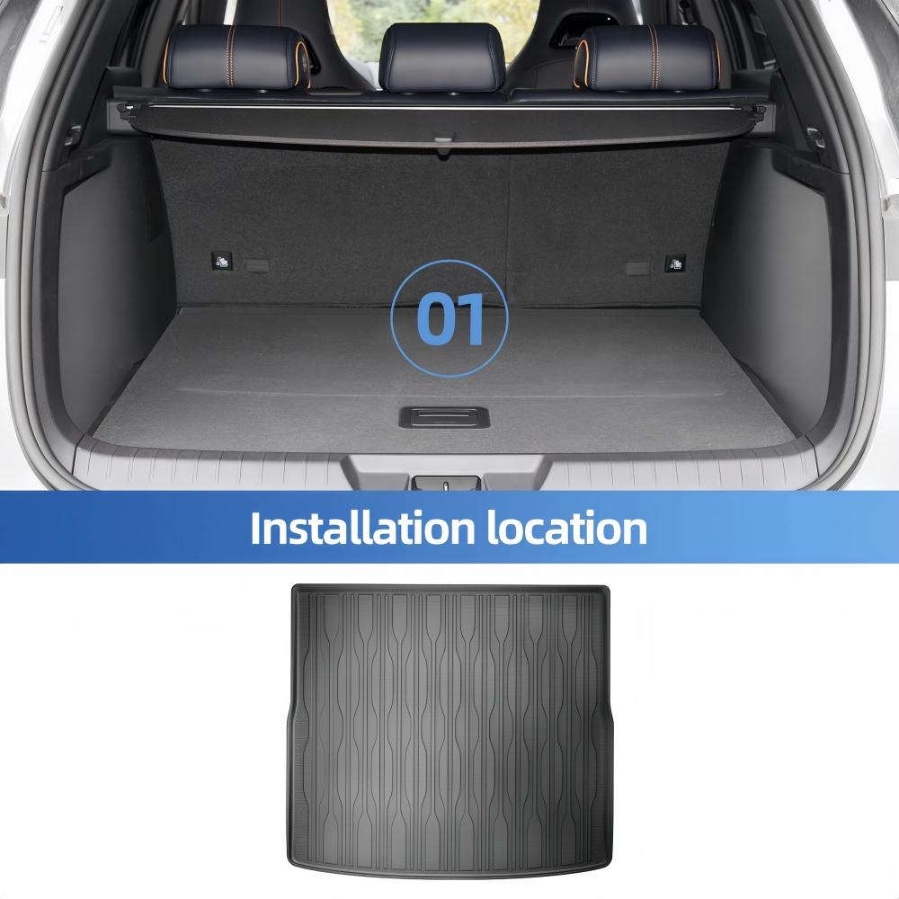 Коврики TPE для BYD Seal U Sealion 6 2025 2025 2025 2025 2025 Коврики для пола автомобиля Коврик для багажника Защитная накладка на спинку