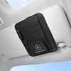 Car PU Leather Sun Visor Sunglasses Ticket Card Storage Bag For Mercedes Benz A B C E S Class CLA CLS SLK GLA GLC GLB GLK AMG W2